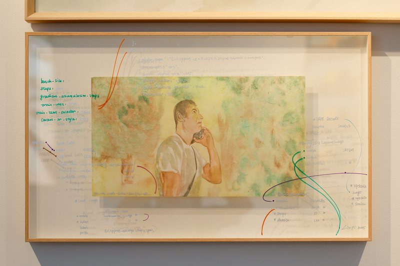 刘毅个展《倒影离开水面之后》展览现场,大华银行,2026