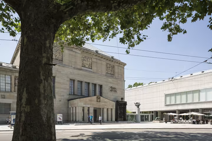 Zurich, exterior view of the Kunsthaus Zürich 苏黎世美术馆