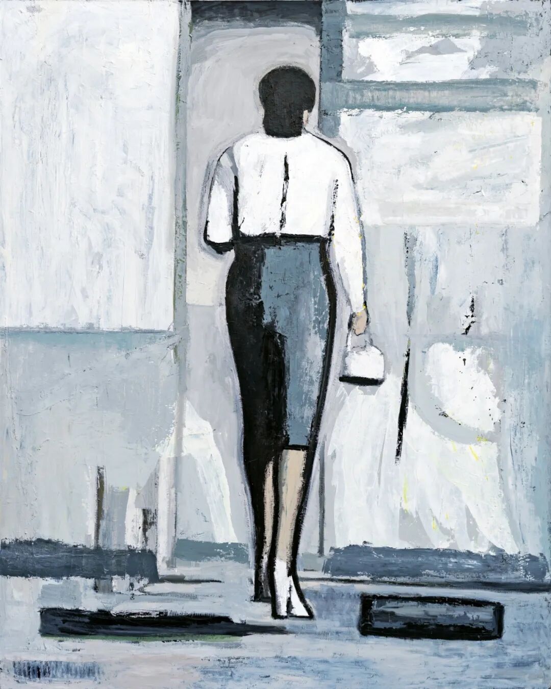 刘晓辉《无题——走廊》 2014-2020年作 布面油画 250×200cm