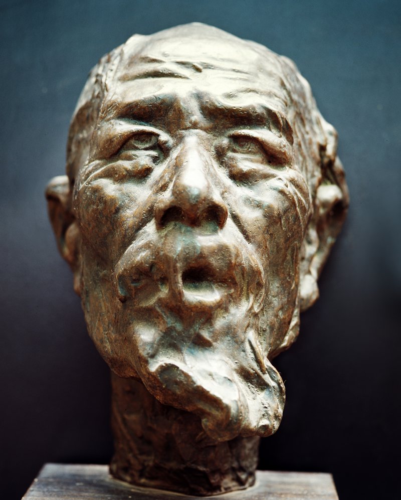 唐世储 《孔乙己》 铜 高30cm 1976