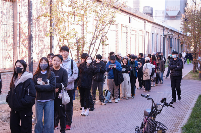 《淘金米》展览第一阶段观众淘金现场