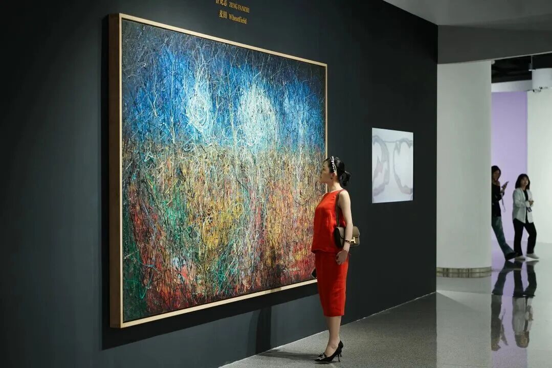 ▲永樂2026春拍现当代艺术预展现场