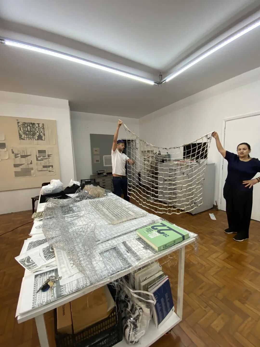 圣保罗 与策展Tereza de Arruda一起访问艺术家André Azevedo工作室