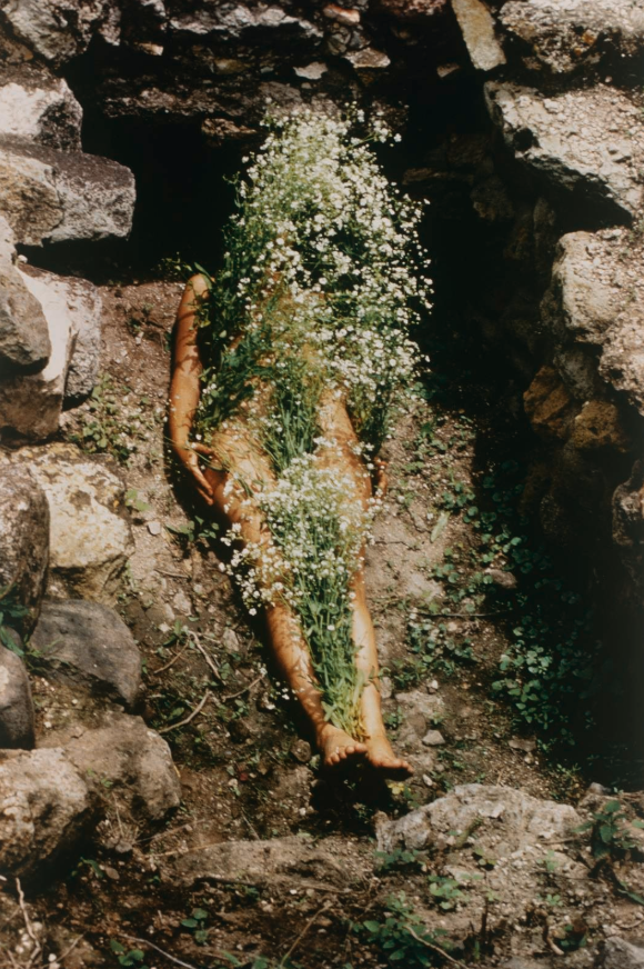 安娜·门迪埃塔《Imágen de Yágul》 影像,1973