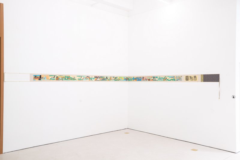 香港港湾学校,(5-6年级学生),《行旅图》,纸本设色手卷,520×13cm(画芯尺寸),2026