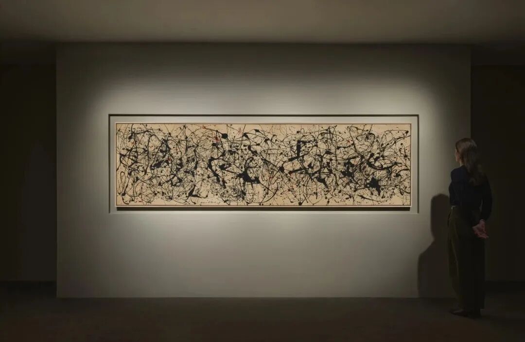 杰克逊·波洛克《7A号,1948年》 油画和珐琅画布 88.9 x 334cm 1948年 2026佳士得S.I.纽豪斯珍藏杰作