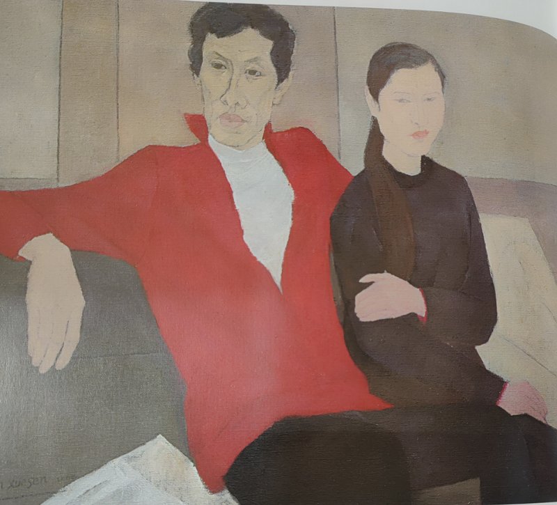 田学森 两人空间 81&times;100cm 中国 油画 2004