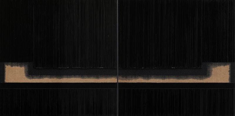 岸（四）｜布⾯丙烯｜80 x 160&nbsp;cm｜2024