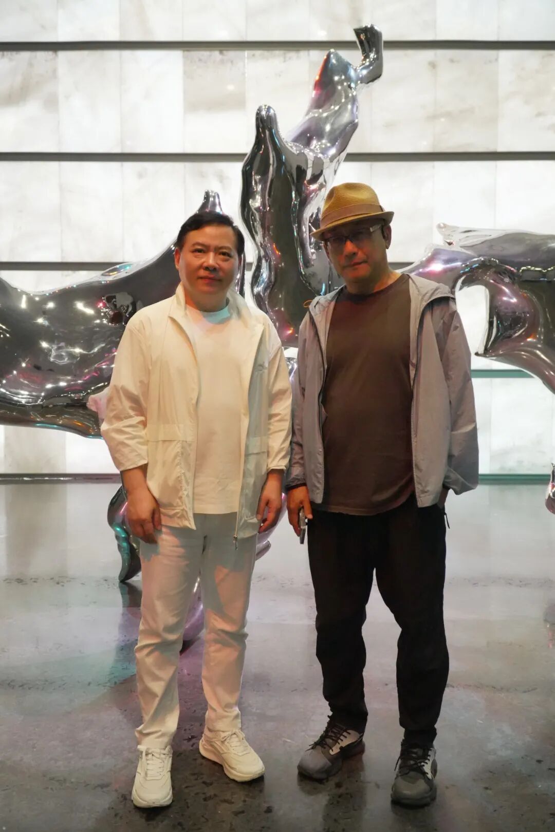 K空间创办人杨凯和艺术家展望在北京兆泰国际中心