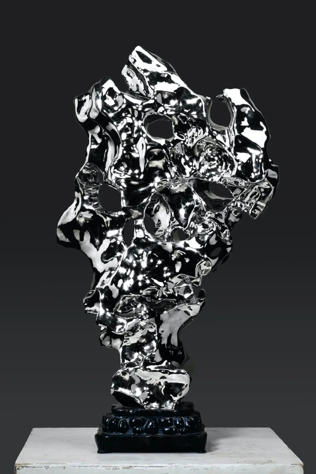 展望,假山石10#,不锈钢 ,75x45x19cm,1999, 美国纽约大都会艺术博物馆藏