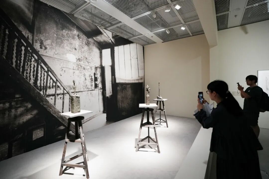 ▲“塑我此生：贾科梅蒂艺术大展”展览现场