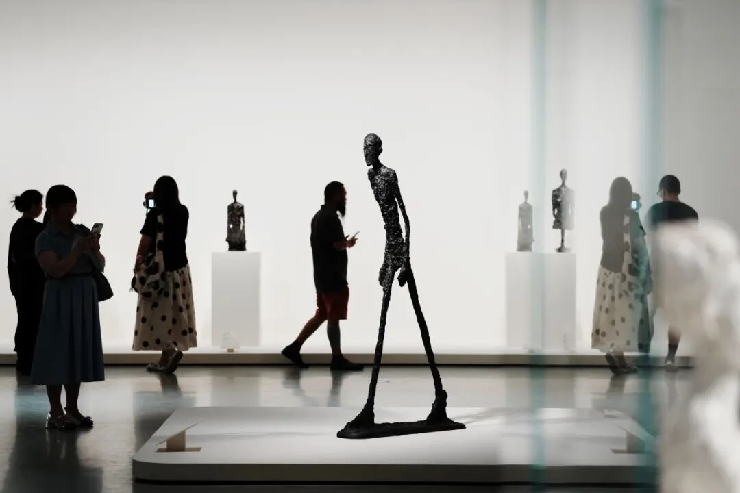 ▲“塑我此生：贾科梅蒂艺术大展”展览现场