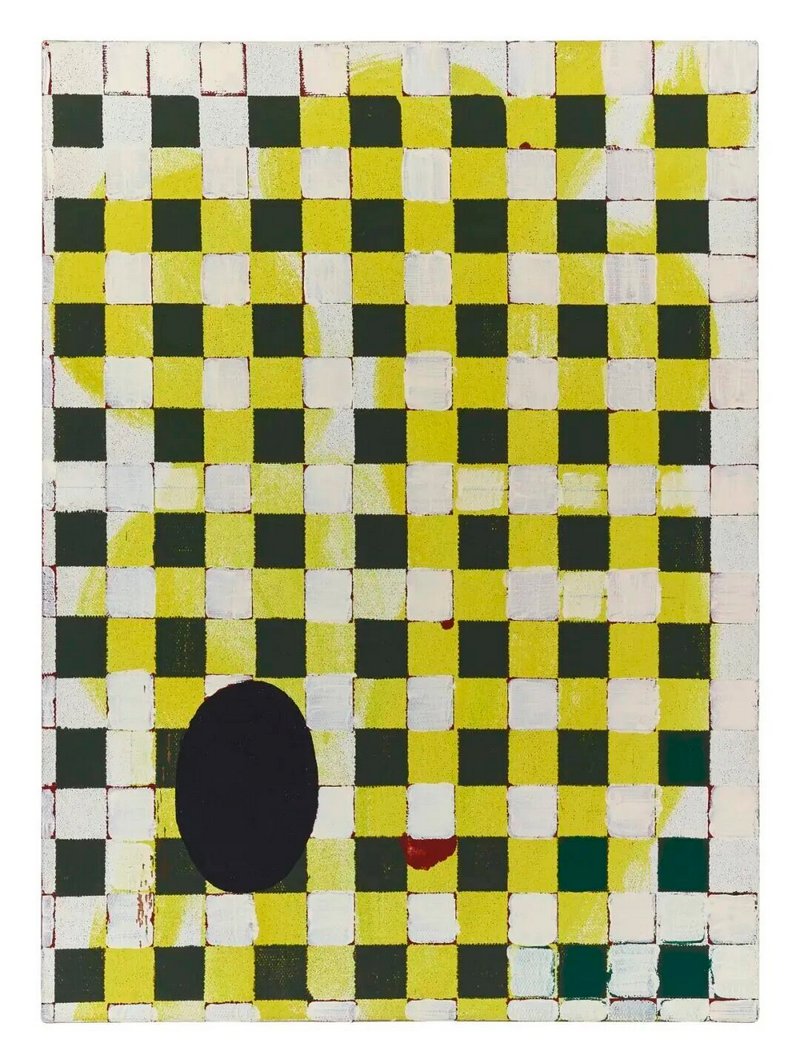 刘可，《我的心即旋涡》 布面综合材料 55x40cm 2021