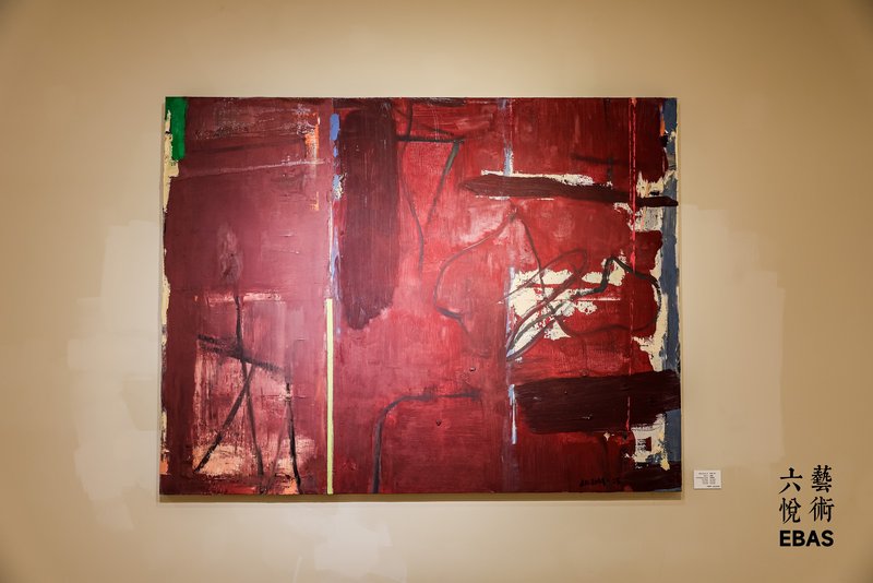 吕德安-红调一号-布面油画-170x130cm-2019-2025