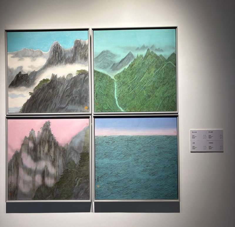 “景观的修辞——贺海锋、许丙屯双个展”展览现场